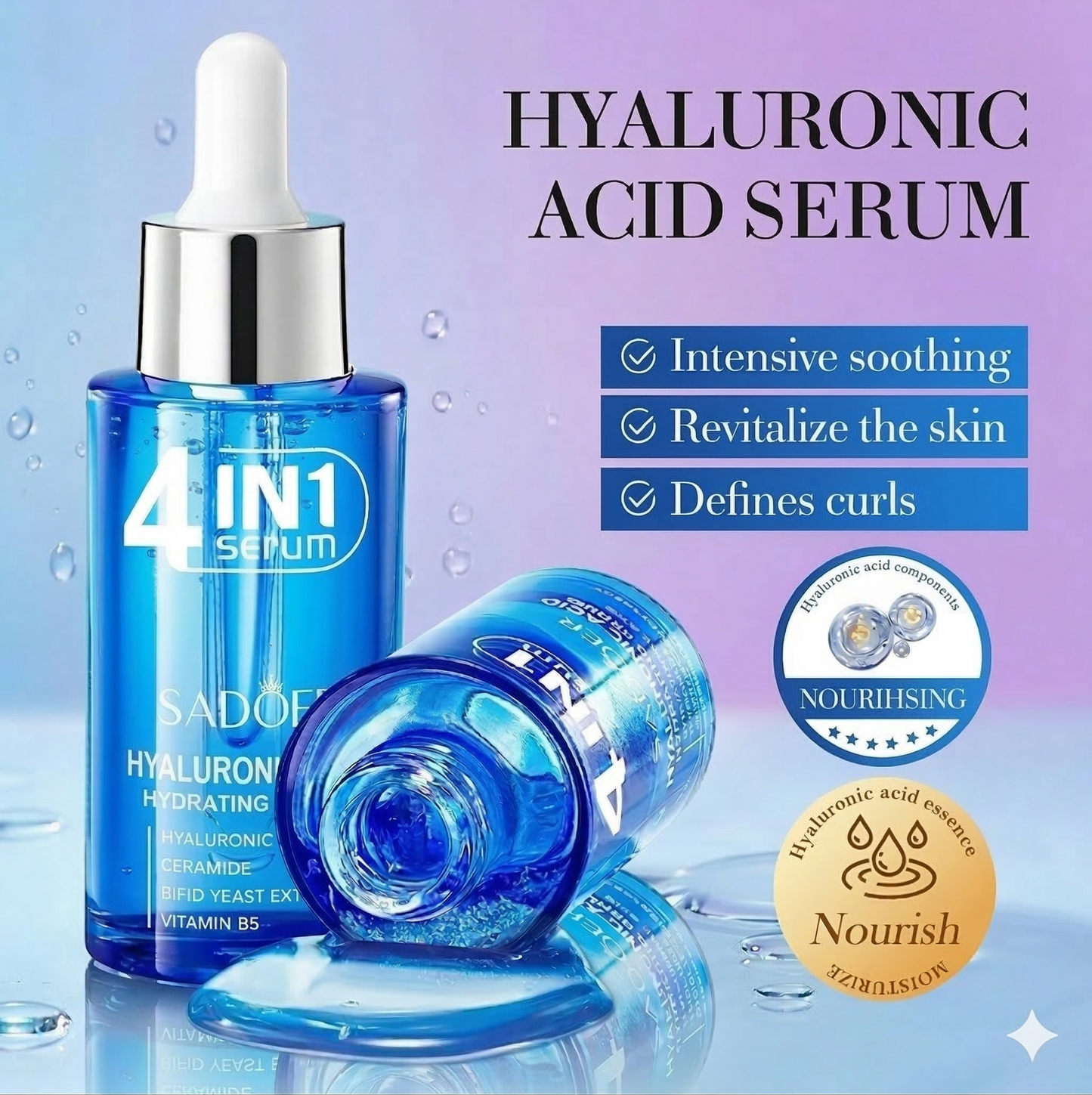 4-in-1 Hyaluronic Acid Hydrating Serum